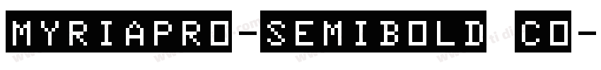 myriapro-semibold co字体转换